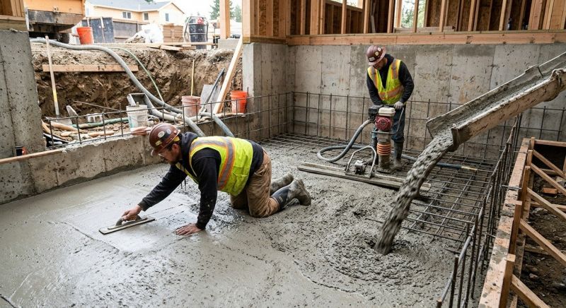 Basement Concrete Installation in Crowley, TX