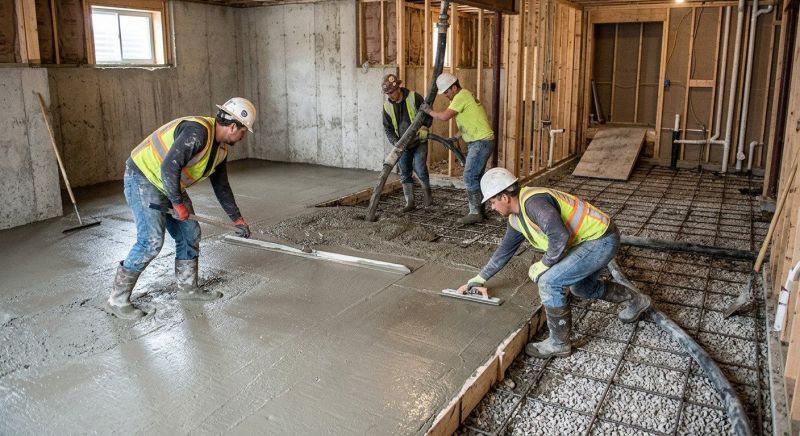 Basement Concrete Pouring in Keller, TX
