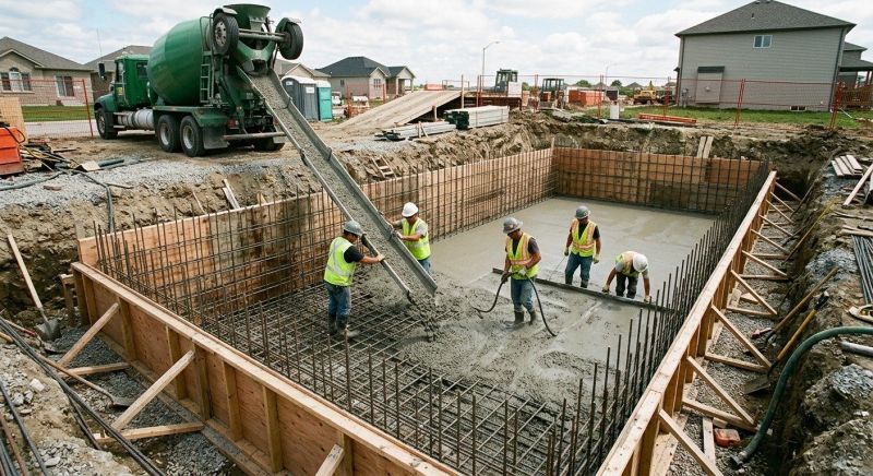 Basement Concrete Pouring in Keller, TX