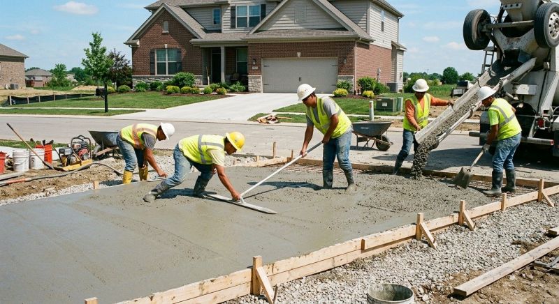 Cement Driveway Installation in Keller, TX