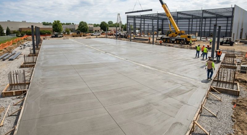 Commercial Slab Construction in Crowley, TX