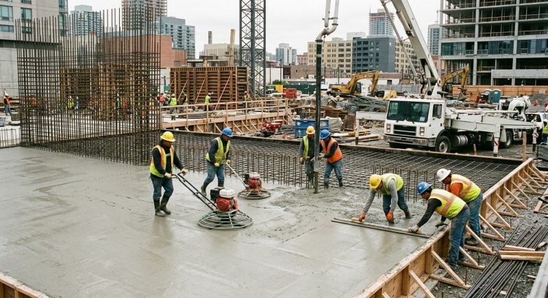 Commercial Slab Installation in Grapevine, TX