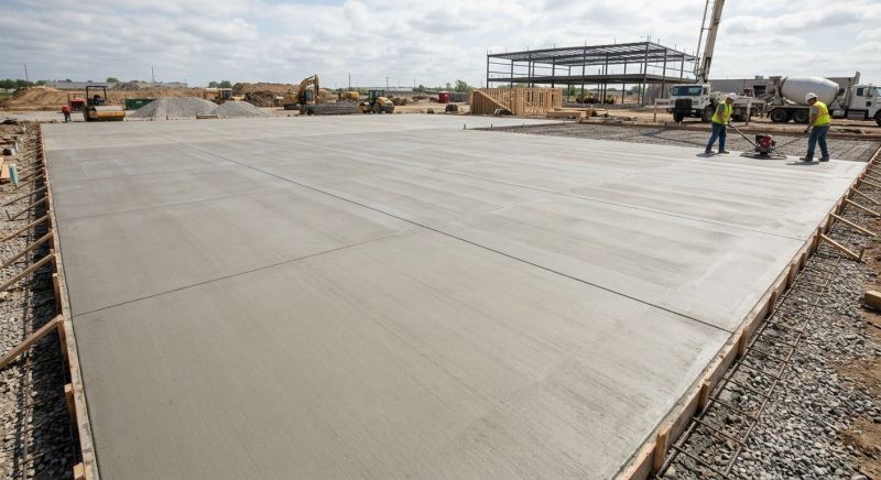 Commercial Slab Installation in Mansfield, TX