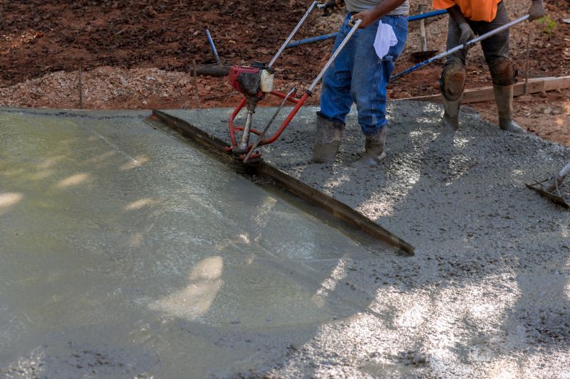 Concrete Apron Installation in Keller, TX