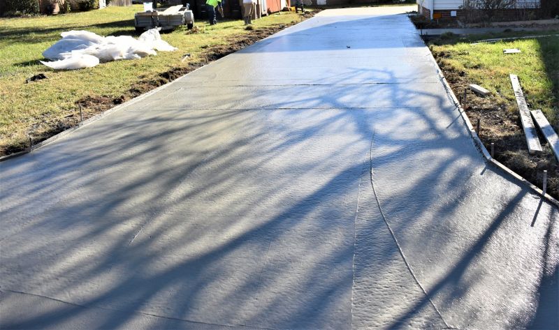 Concrete Apron Installation in Keller, TX