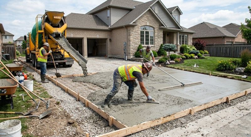 Concrete Driveway Installation in Southlake, TX