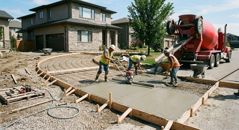 Concrete Driveway Installation in Southlake, TX