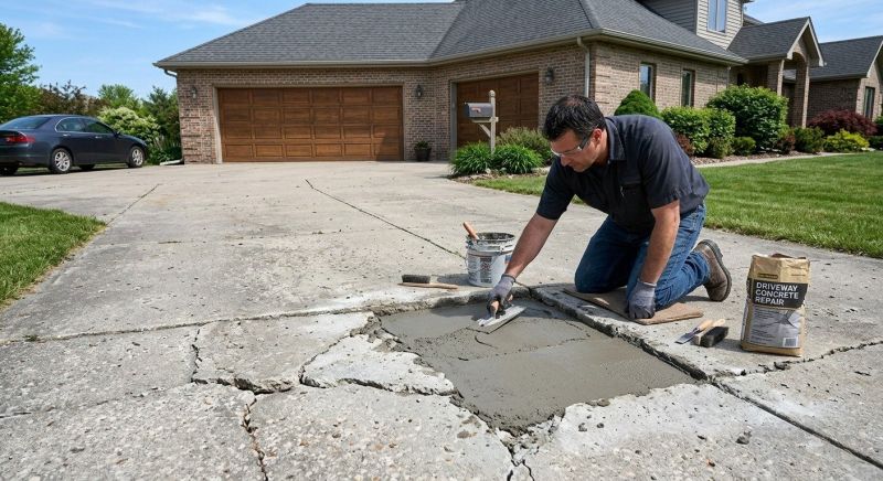 Concrete Driveway Replacement in Grand Prairie, TX