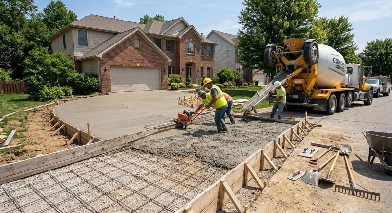 Concrete Driveway Replacement in Keller, TX