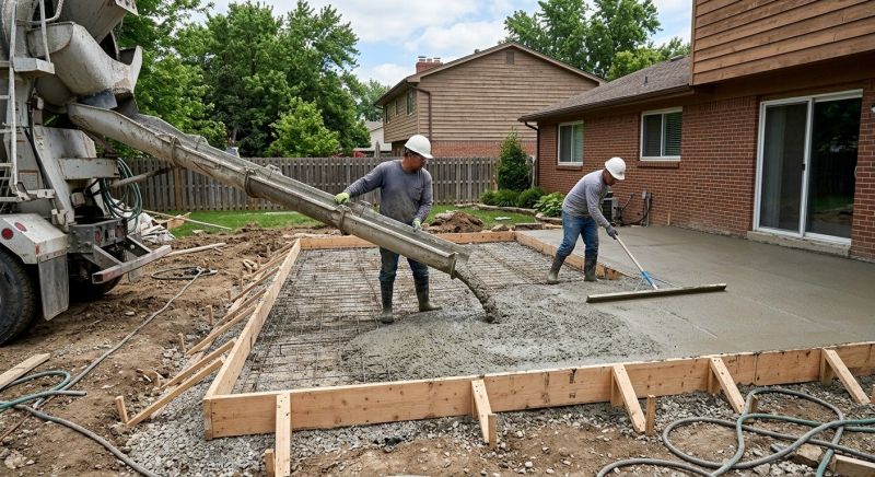 Concrete Flatwork Installation in Southlake, TX