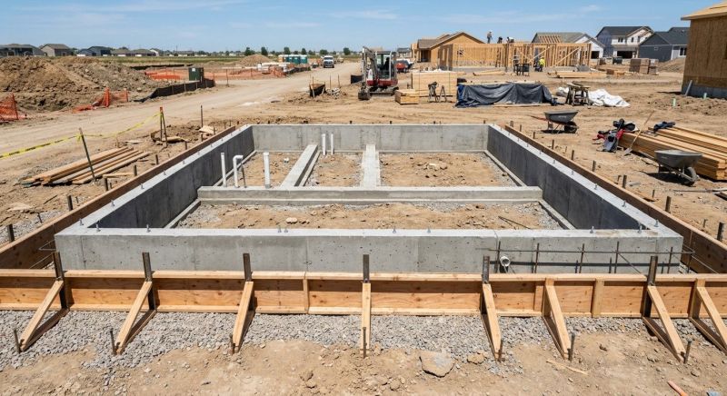 Concrete Foundation Installation in Hurst, TX