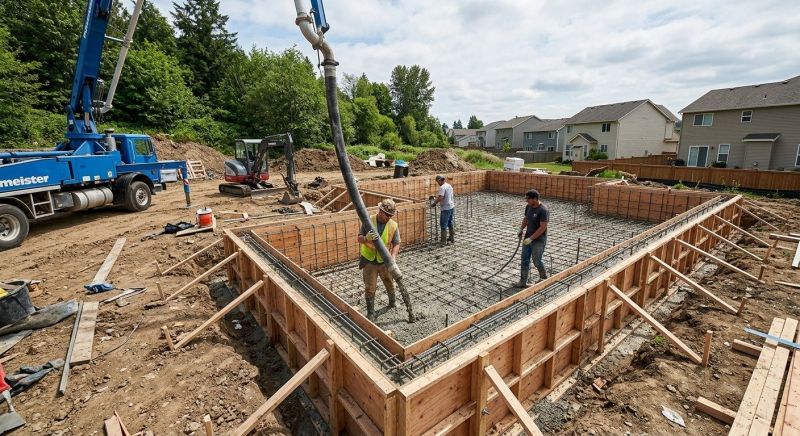 Concrete Foundation Installation in Irving, TX