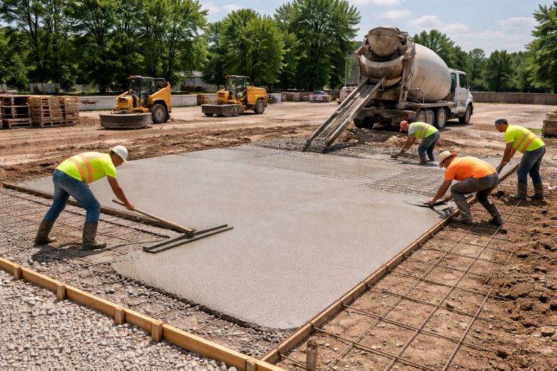 Concrete Parking Installation in The Colony, TX