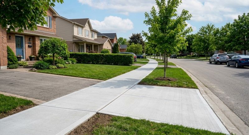 Concrete Path Installation in Keller, TX