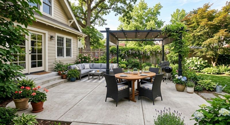 Concrete Patio Installation in Krum, TX