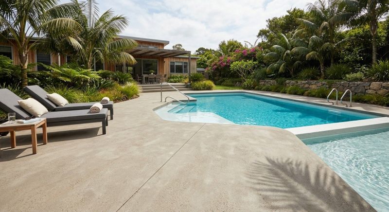 Concrete Pool Patio Installation in Keller, TX