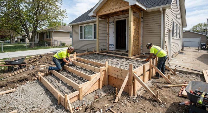 Concrete Porch Construction in Keller, TX