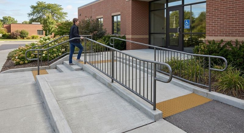 Concrete Ramp Construction in Keller, TX