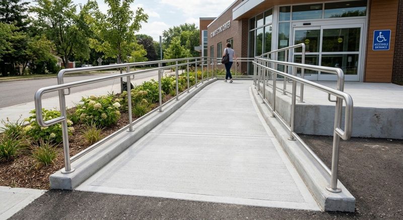 Concrete Ramp Construction in Keller, TX