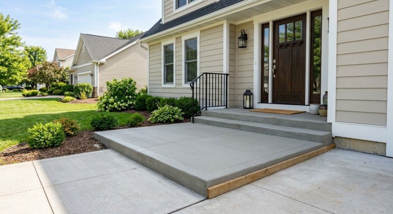 Concrete Ramp Installation in Lake Dallas, TX