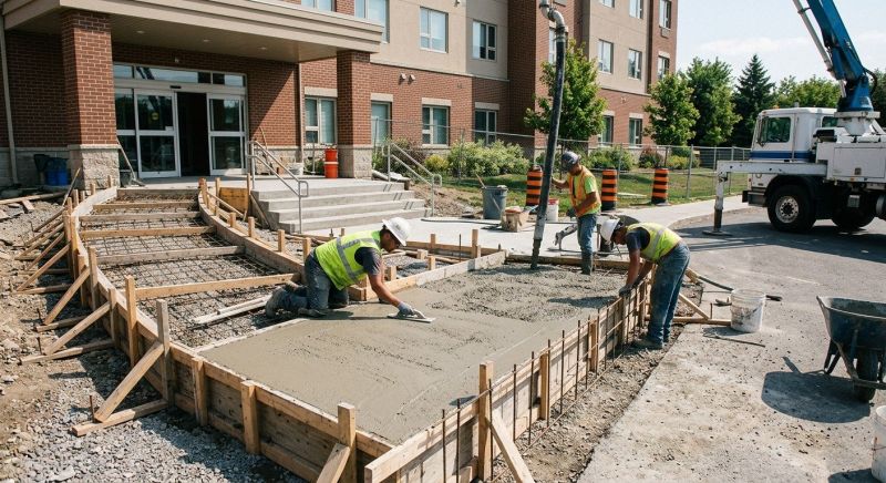 Concrete Ramp Installation in The Colony, TX