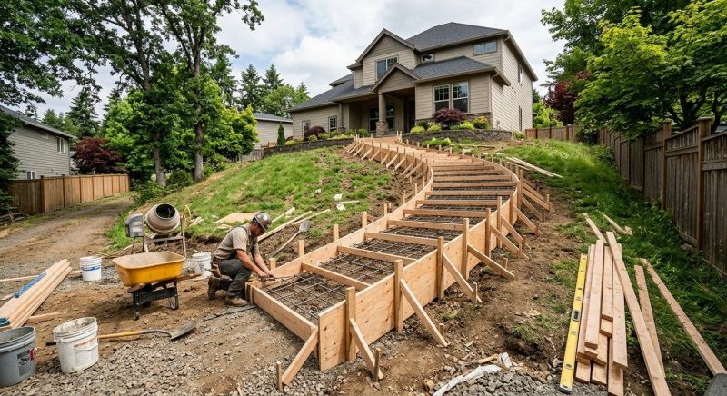 Concrete Stairs Construction in Azle, TX