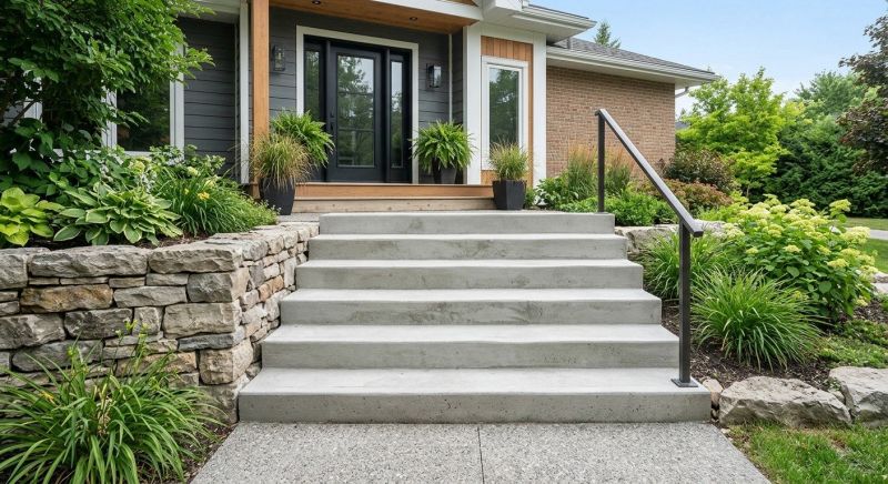 Concrete Stairs Construction in Roanoke, TX