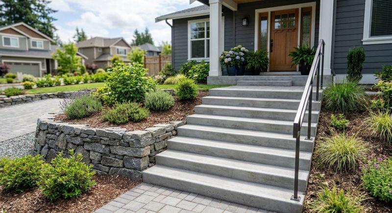 Concrete Stairs Construction in The Colony, TX