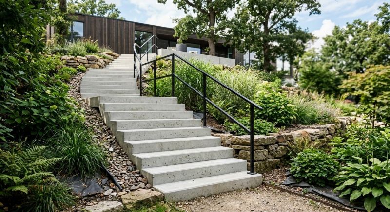 Concrete Stairs Installation in Lewisville, TX