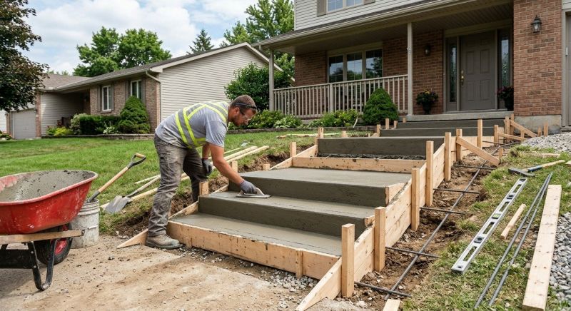 Concrete Steps Replacement in Addison, TX