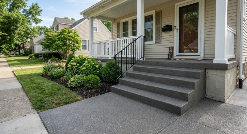 Concrete Steps Replacement in Grapevine, TX