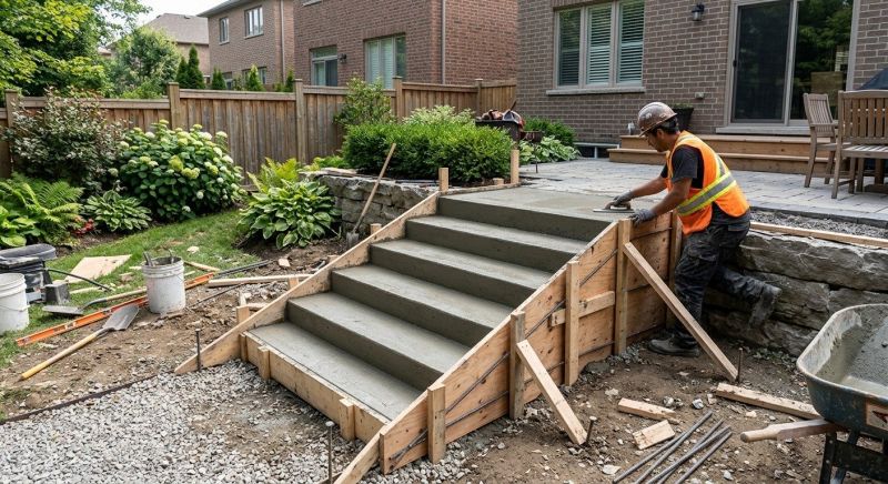Concrete Steps Replacement in Krum, TX