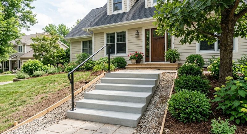 Concrete Steps Replacement in Rhome, TX