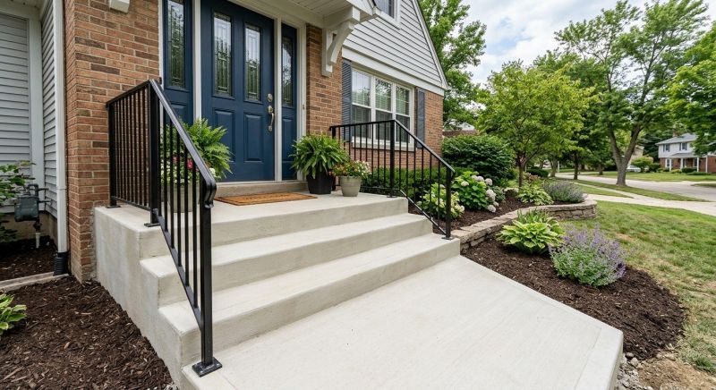 Concrete Steps Replacement in Rhome, TX
