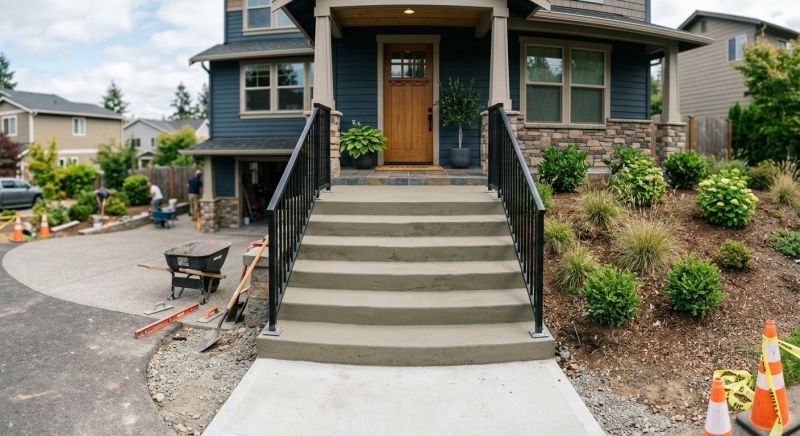 Concrete Steps Replacement in The Colony, TX