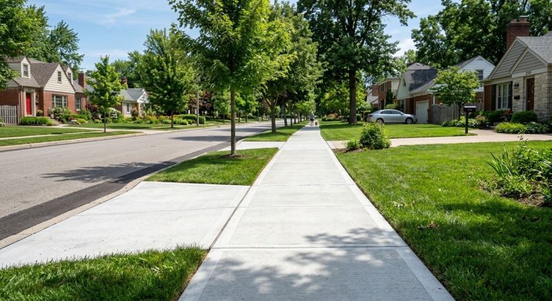 Concrete Walkway Installation in Bedford, TX