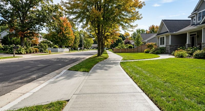 Concrete Walkway Installation in Carrollton, TX