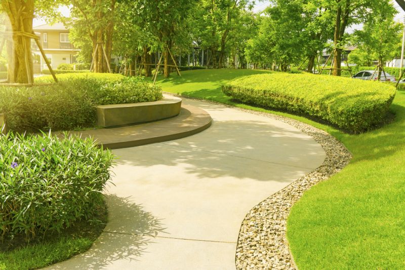Concrete Walkway Installation in Krum, TX