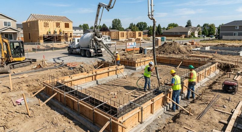 Foundation Construction in North Richland Hills, TX