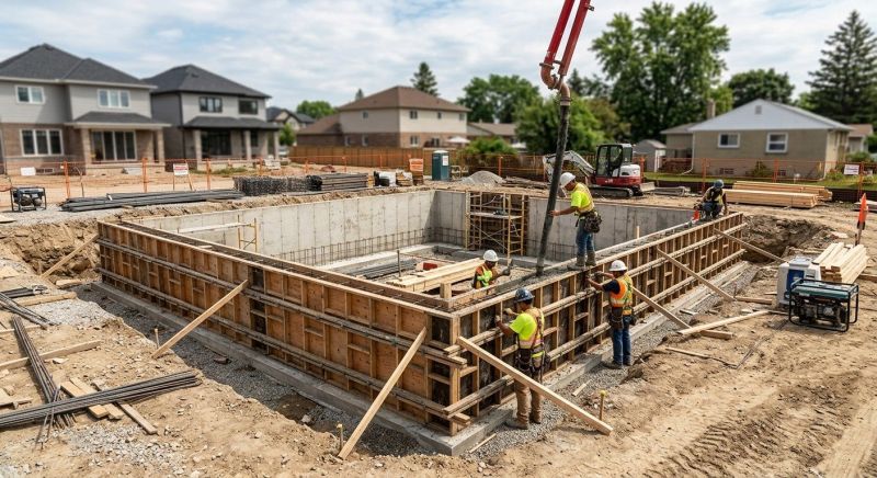 Foundation Construction in Rhome, TX