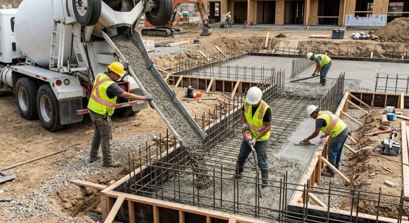 Foundation Wall Pouring in Irving, TX