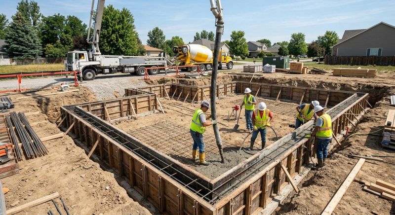 Home Foundation Installation in Roanoke, TX