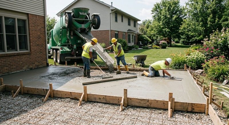 Patio Pouring Service in Keller, TX
