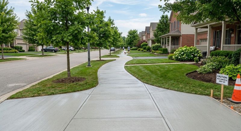 Sidewalk Construction in Carrollton, TX