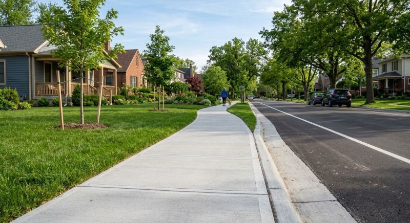 Sidewalk Construction in Coppell, TX