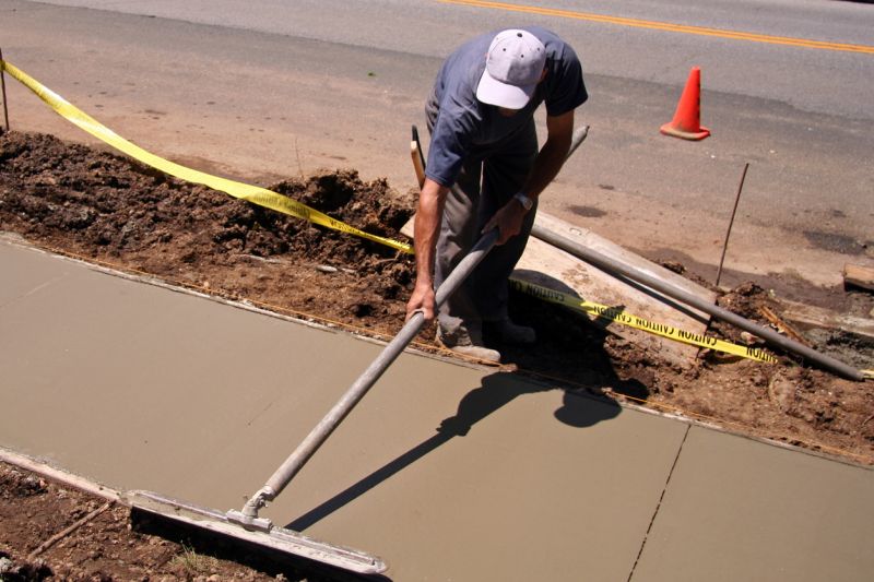 Sidewalk Construction in Denton, TX