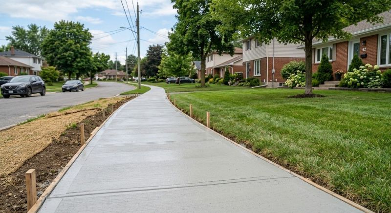 Sidewalk Construction in Hurst, TX