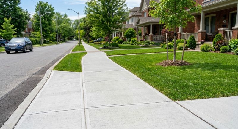 Sidewalk Construction in Little Elm, TX