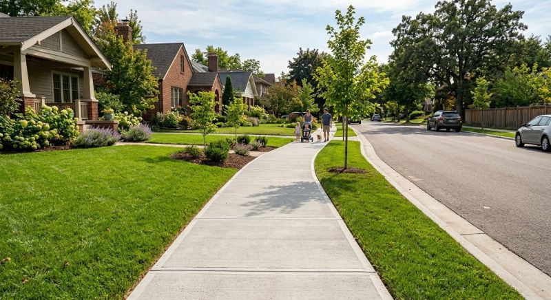 Sidewalk Enlargement in Keller, TX