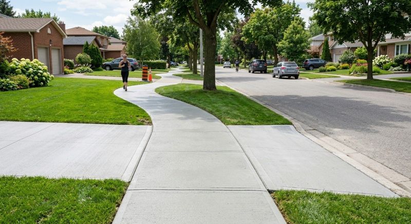 Sidewalk Paving in Little Elm, TX